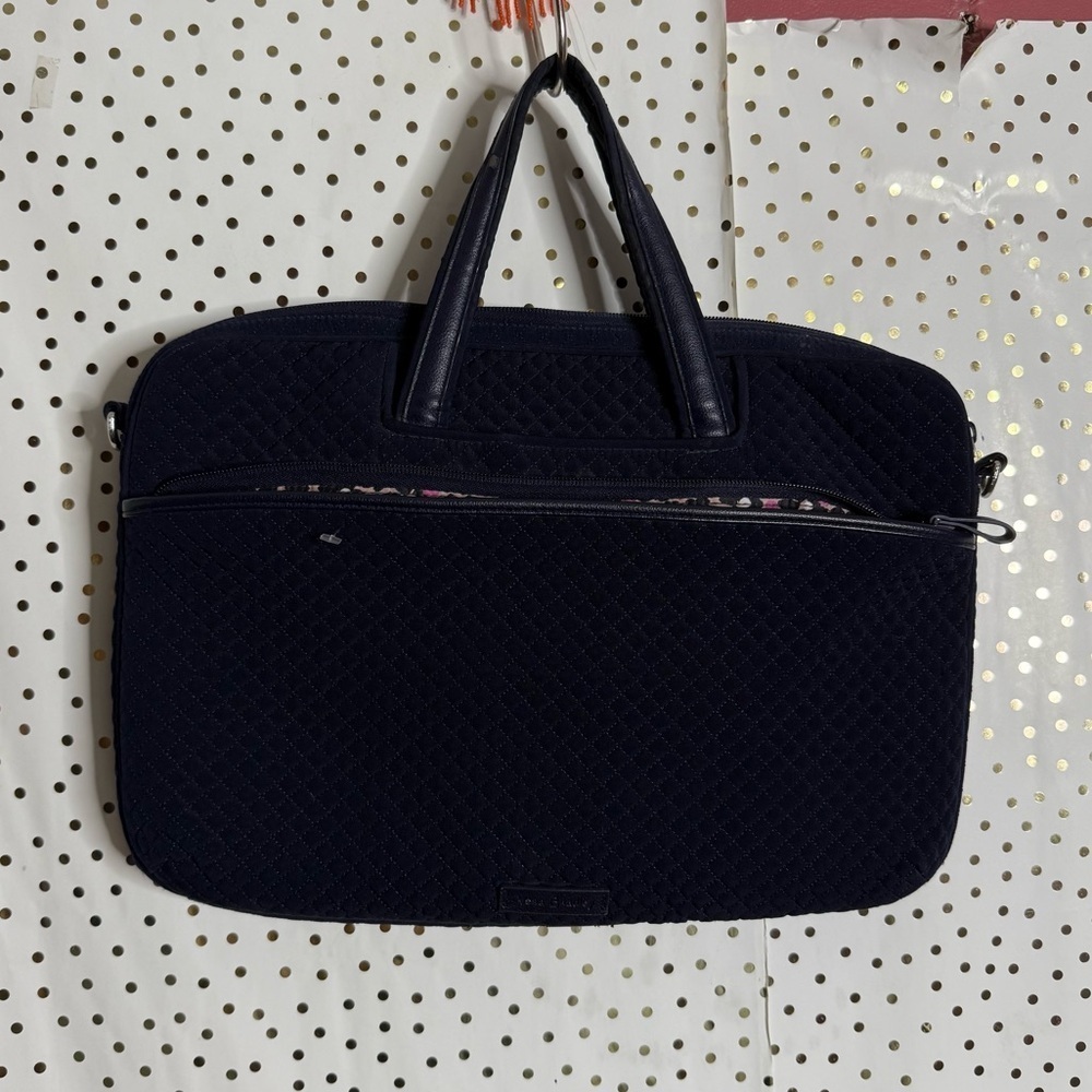 Vera Bradley Midnight Blue Quilted Laptop Bag